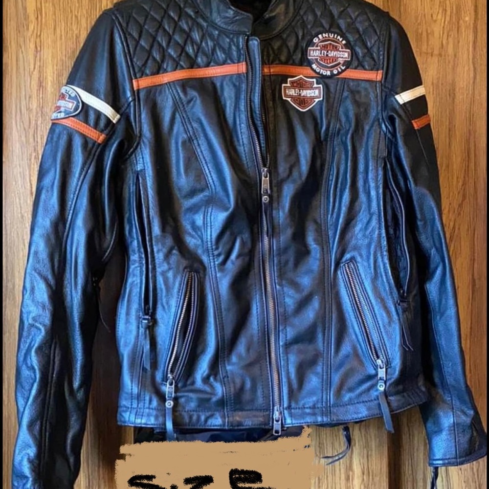Women’s Leather Harley Davidson Jacket medium
